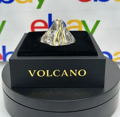 5 Oz Antique Silver Volcano Shaped 2023 Vanuatu Coin W/ Box & CoA - NEW • $424.24