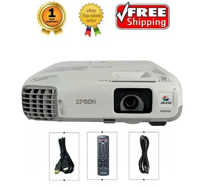 Refurbished Epson PowerLite 965 3LCD Projector 3500 ANSI Crestron HDMI W/Bundle • $183.38