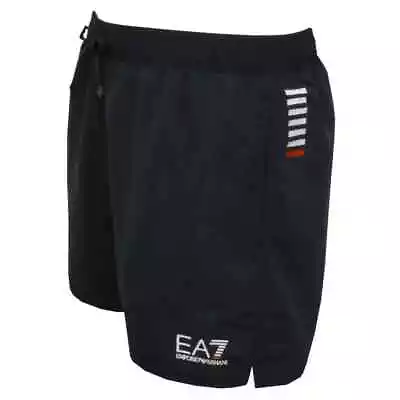 EA7 Emporio Armani  Swim Shorts (White Logo)-New-Navy-L-Huge Sale-Auction • £9.99