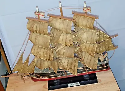 Cutty Sark Wooden Tall Clipper Ship Model Assembled Boat Vintage • $29.99