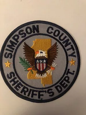 US  Police  Patch-  Simpson Sheriff   Police • $0.99