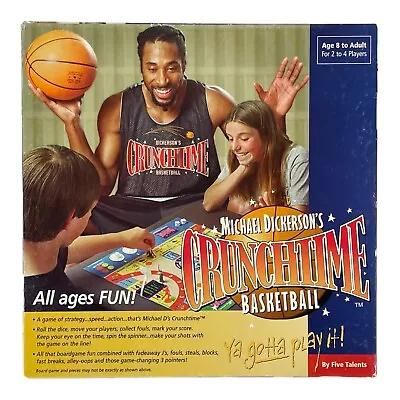 Vintage Michael Dickerson Crunch Time Basketball Board Game “Ya Gotta Play It” • $41.94