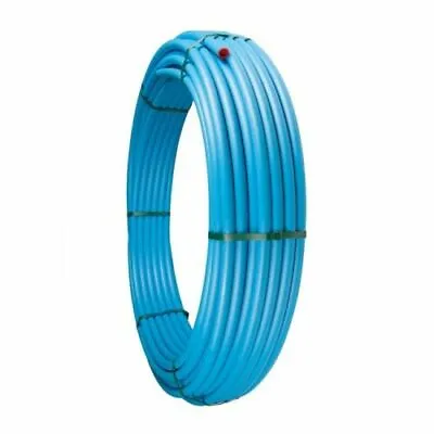 MDPE Blue Water Mains Pipe Coil. 20mm & 25mm.  Sold In Various Lengths. • £29.95