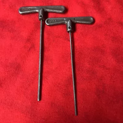 VINTAGE SET OF 2 ALLEN T-HANDLE HEX KEYS (h56) • $15