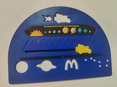 The Magic School Bus The Solar System Protractor Ruler 1994 McDonalds Toy • $4