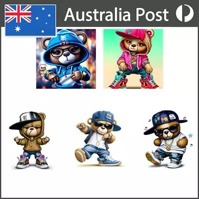 5D DIY Full Round Drill Diamond Painting Cartoon Bear Home Decoration Art Craft • $10.39