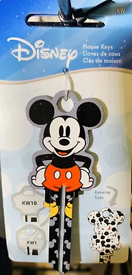 $7.49 • Buy Mickey Mouse Shape  Key Blank House Key Kw1, KW11 Kwickset 3D Painted Blank