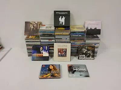 113 X Folk CD JobLot - Jack Johnson Va Morrison Simon & Garfunkel Collection 54 • £26