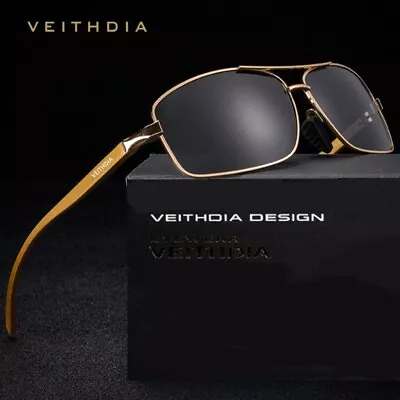 VEITHDIA Aluminum HD Polarized Photochromic Sunglasses Men Sport Driving Glasses • $11.99