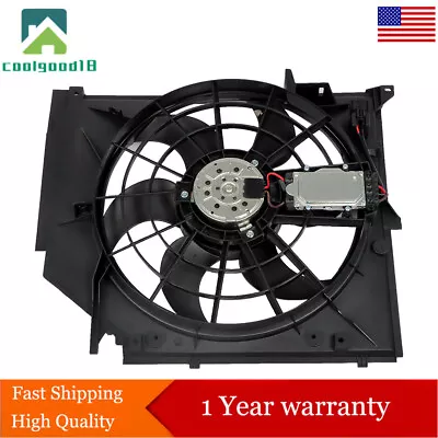 For 1999-2005 323 325 328 330 E46 Radiator Cooling Fan Assembly 17117561757 • $78.71