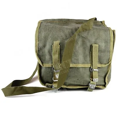 Original Polish Army Haversack Canvas Shoulder Bag Bread Bag Bushcraft • $32.56