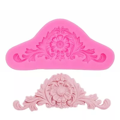 £2.65 • Buy Relief Baroque Silicone Fondant Cake Mould Vintage Border Ribbon Decor 4
