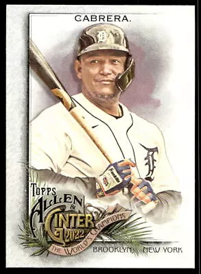 Miguel Cabrera 2022 Topps Allen & Ginter 98 Detroit Tigers Baseball Card • $1.75