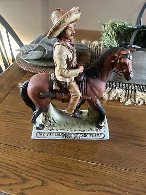 Vintage General Francisco Pancho Villa Decanter 1975 1st Edition • $15.99