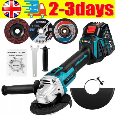 £27.89 • Buy 18V 125mm Brushless Mini Cordless Angle Grinder Wood Polish Cutting Machine NEW