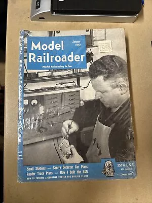 Model Railroader Magazine Complete Year 1952 • $12