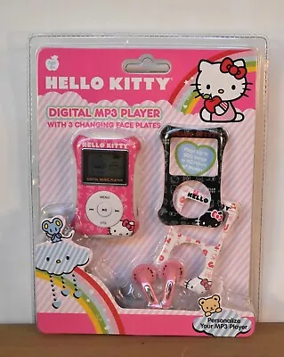 New Sealed Hello Kitty Digital MP3 Player W/ 3 Face Plates 2 GB Rare • $65.99