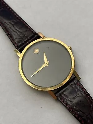 Movado Museum Classic Womens Vintage Watch Leather Band -  • $95
