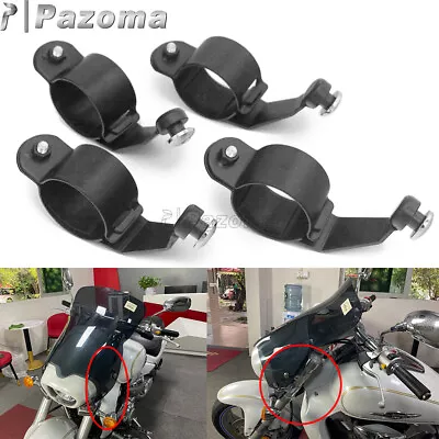 4-Point Windshield Mount System Attaches Brackets For Suzuki Boulevard M109R M90 • $55.85