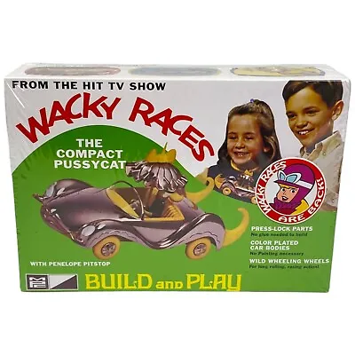 Wacky Races The Compact Pussycat 1:25 Scale Model Kit New MPC Penelope Pitstop • $13.65