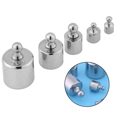 5Pcs 1g 2g 5g 10g 20g Grams Calibration Scale Weight Test Set Kit • $6.62