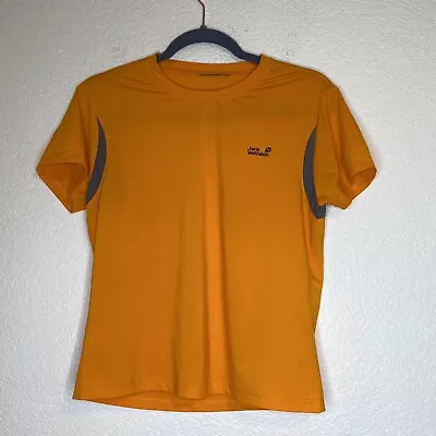 Jack Wolfskin Women's Vented T-Shirt Orange Small • £17.52