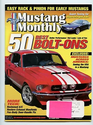 Mustang Monthly Magazine October 2004 - Best Bolt-Ons 1979 Indy Pace Car • $12.99