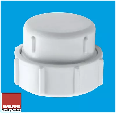 Waste Pipe Cap 40mm 42mm 43mm Stop End Compression Stop Cap For Bath Shower Sink • £6.29