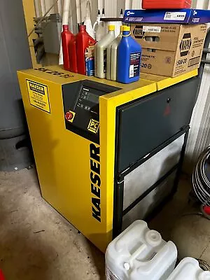 Kaeser TB26 Rotary Screw Compressor 20Hp 19k Hrs W TB26 Dryer 92 CFM • $11500