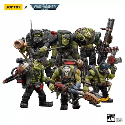 JOYTOY Warhammer 40K 1/18 Action Figures Anime 12CM Ork Kommandos Nob Nazbog Rag • $36.21