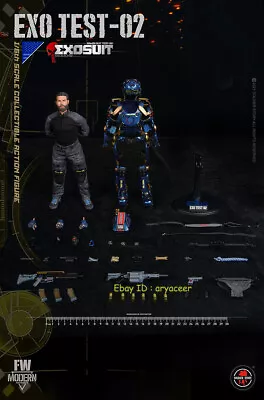 Soldier Story SS125 Exo-Skeleton Armor Suit Test-02 1/6 Action Figure In Stock • $329.99