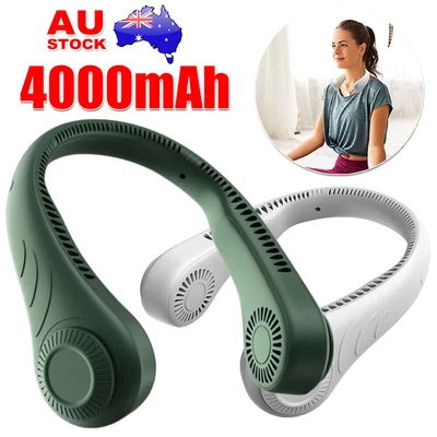 $10.89 • Buy Personal Wearable Fan,Portable Bladeless Fan,USB Rechargeable Leafless Neck Fan