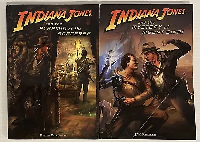 2x Indiana Jones 1 And The Pyramid Of The Sorcerer 2 Mystery Of Mount Sinai PB • $19.95