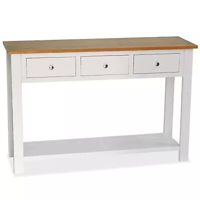 VidaXL Console Table 46.5 X13.8 X30.3  Solid Oak Wood • $231.51