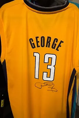 Paul George Autographed Pacers Jersey (2015) • $349.95