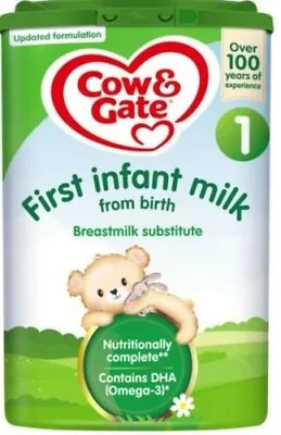 Cow & Gate - First Infant Milk Powder- 800g • £20