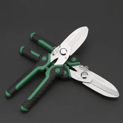 Metal Sheet Cutting Scissor Serrated Scissors Tin Snips Aluminum Steel Shears • $15.89