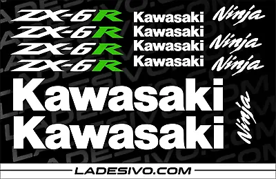 Kawasaki Zx6r Motorcycle Stickers/Stickers/Decal Kit - 14 Piece • £32.73