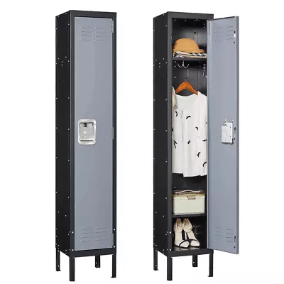 Metal Locker Storage Cabinet Steel Storage Locker For Office School Gym Hotel • $129.99