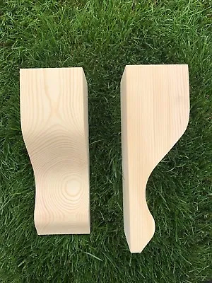 £24 • Buy Wooden Corbels (Shelf Brackets) Solid Pine Style F (1 Pair)
