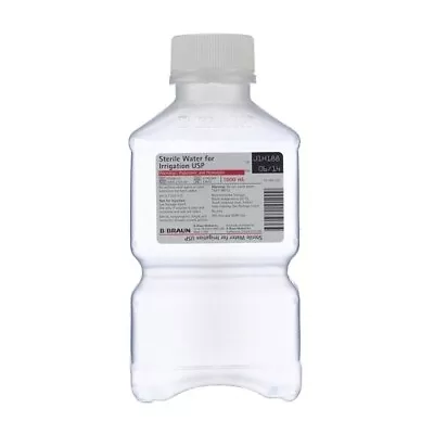 B. Braun Sterile Water For Irrigation 1000 Ml Plastic Irrigation Container • $14.49