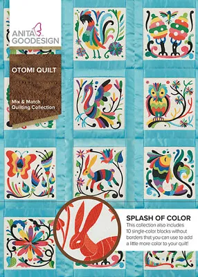 Otomi Quilt Anita Goodesign Embroidery Design Machine CD • $15.99