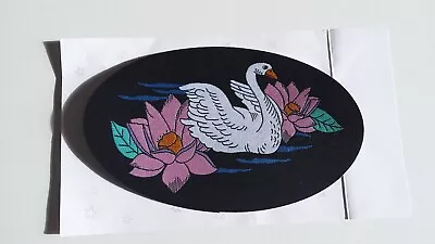Rosie Wonders  Swan And Lotus Flower Iron On Patch • £3.50