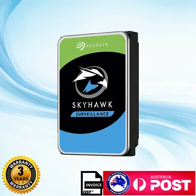 Seagate Skyhawk 1TB 2TB 3TB 4TB Surveillance Internal 3.5  Hard Drive • $63