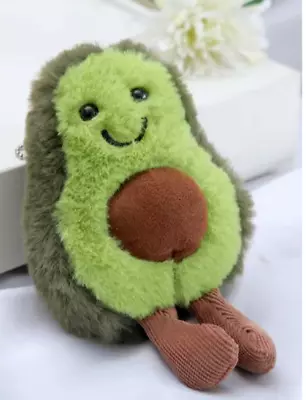 15cm Cute Plush Avocado Toy Gift Green Unique Kawaii • £6.97