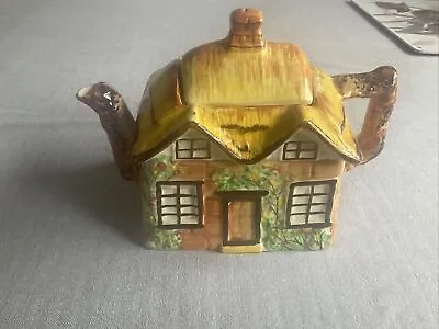 £7.80 • Buy Vintage  PRICE BROS.thatched   Cottage  Style  Teapot LARGE