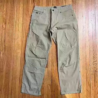 Kuhl Revolvr Cargo Pants Mens 34 X30 Tan Beige Patina Dyed Hiking  • $39.99