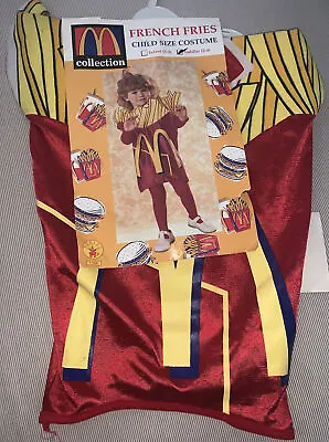 Vintage McDonald’s French Fries Toddler 2-4 Child Halloween Costume Rubies 1998 • $30