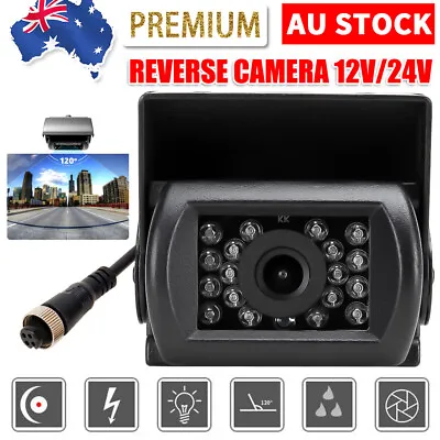 Reverse Camera 4 Pin CCD Car Bus Truck Trailer Night Vision Rear View Reversing • $21.09