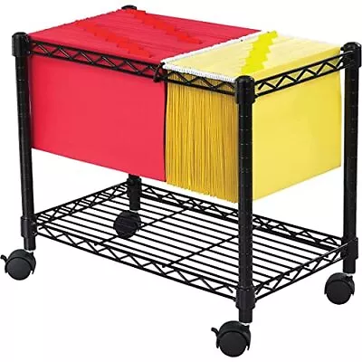 Mobile File Cart Rolling File Organizer Fits Letter And Legal-Size Hanging ... • $120.57